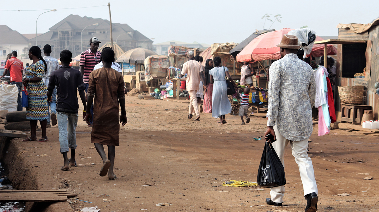 How many Nigerians live in poverty?