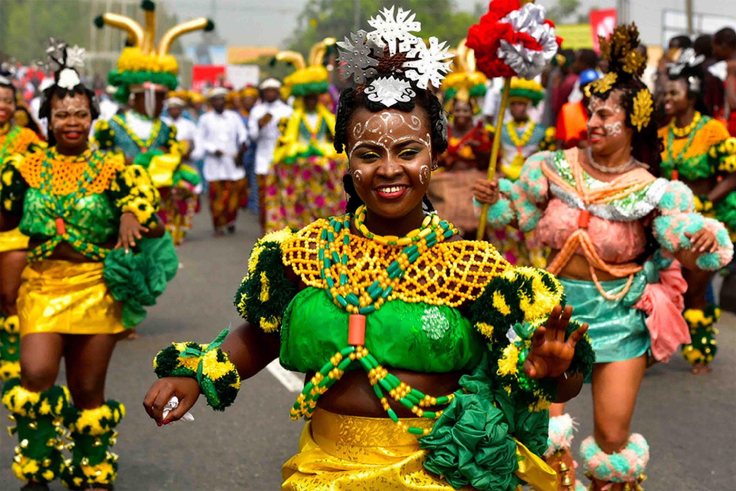 What is the role of music and dance in Nigerian traditional festivals?