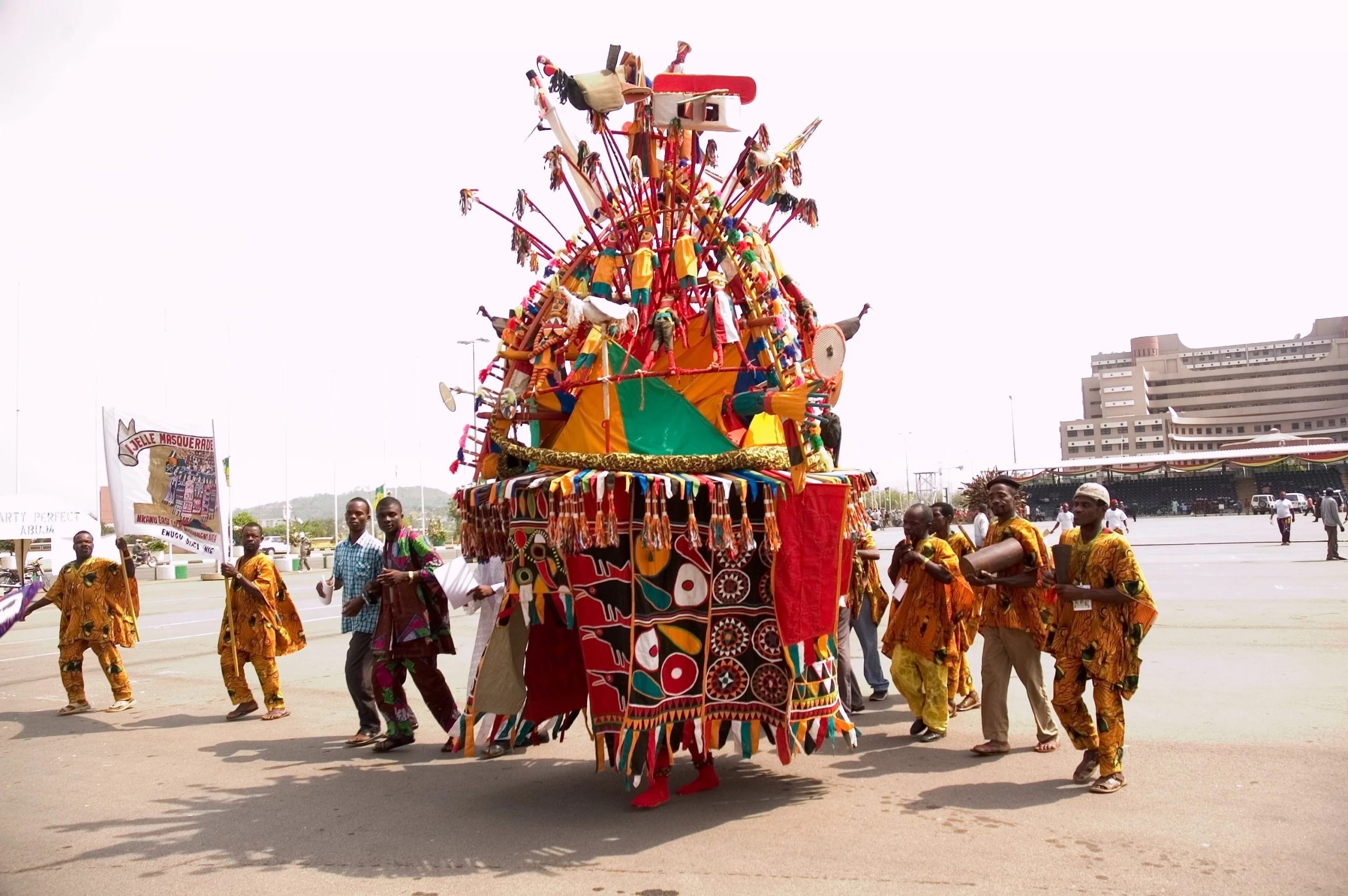 What is the significance of masquerades in Nigerian festivals?